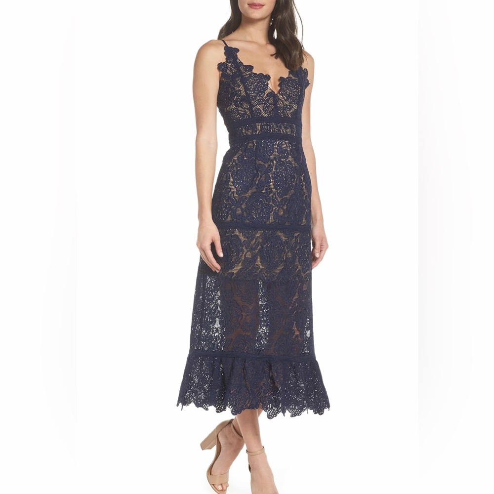 FOXIEDOX Marjorie Dress - Navy